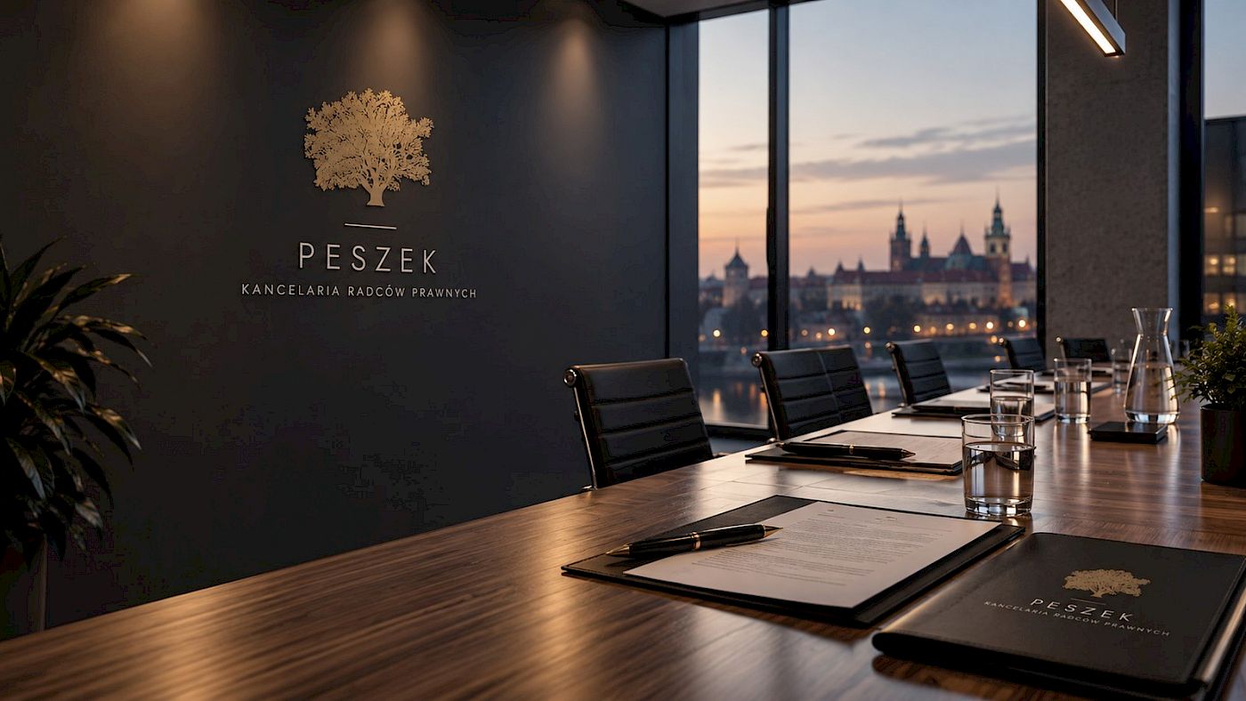 Sala konferencyjna po podpisaniu umowy — prawo gospodarcze